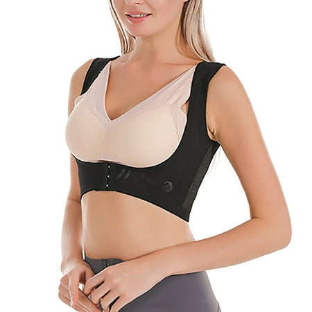

Seamless Bras for Women Wireless Push-Up Yoga Bra Solid Print Black Xxxl