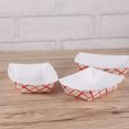 thumbnail image 4 of EeaseCA 50pcs Waterproof Oilproof Burger Box Disposable Paper Food Serving Tray Coating Snack Open Box Portable Fries Chicken Case, 4 of 8