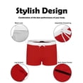 thumbnail image 4 of COOFANDY Mens Tight Swim Trunks with Mesh Liner Swim Shorts Boxer Swimsuit Brief Quick Dry Bathing Suit Swimwear, 4 of 6