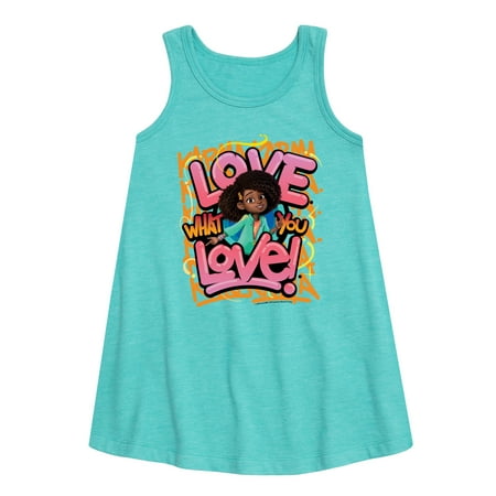 

Karma s World - Love What You Love - Toddler and Youth Girls A-line Dress