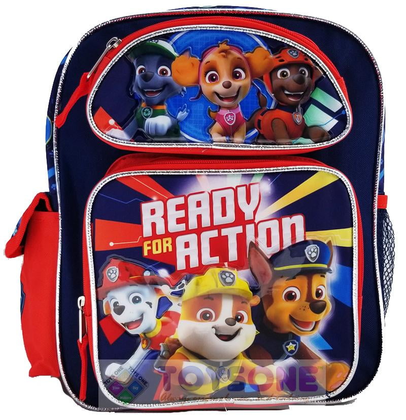 paw patrol backpack set