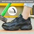 thumbnail image 6 of Steel Toe Cap Work Trainers Men Safety Trainers Women Lightweight Safety Shoes Work Shoes Utility Footwear Construction 4.5-10, 6 of 7