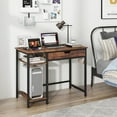 thumbnail image 5 of Gymax 40'' Computer Desk w/ Charging Station Drawer & Adjustable Shelf Headphone Hooks, 5 of 10