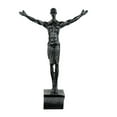 thumbnail image 4 of PFDDRW Creative Climbing Man Resin Iron Wire Wall Hanging Sculpture Figures (black), 4 of 6