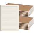 thumbnail image 1 of Cuadernos ZCZN A5, paquete de 24, kraft, rayados, 60 páginas, 1 of 7
