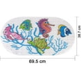 thumbnail image 2 of Bath Mat Bathtub Insert Baby Bath Mat Ocean Suckers Plastic Non-Slip Mat Nice Look Anti-Slip Bath Mat, 2 of 4