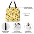 thumbnail image 3 of Yiaed European-style Pattern Sunflower Print Insulated Lunch Bag Reusable Cute Tote Lunch Box, Leakproof Cooler Lunch Bags for Work Office Travel School Picnic, 3 of 5
