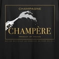 thumbnail image 6 of Emily in Paris Champere Ad Women's Black Short Sleeve Crew Neck Crop Tee-XS, 6 of 7