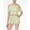Lemon, variant on The Edit By Seventeen Juniors Cold Shoulder Pom Pom Romper Lemon XS