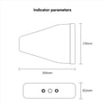 thumbnail image 2 of 2X Antena Direccional LDPA Logarítmica Periódica de Alta Ganancia 4G LTE 5G, Antena Exterior de 800-3700 MHz para Señal Celular Mejorada, 2 of 8