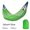 Green, variant on Breathable Mesh Ice Silk Hammock for Outdoor Camping, 260×130cm Single Swing Bed with Hanging Ropes & Storage Bag, 7 Color Options for Backyard Travel Beach