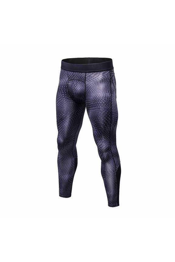 Men Sports Stretch Leggings Trousers Breathable Quick-drying Wicking Fitness Pants Gray S,Men
