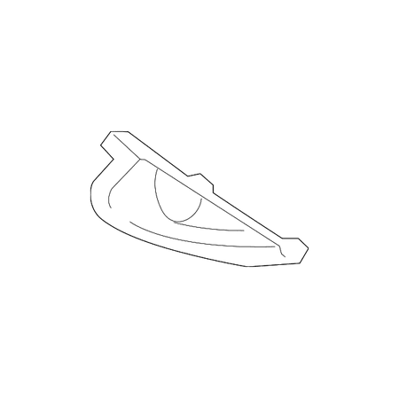 Genuine OE Kia Fog Lamp Bezel - 86564-D5500