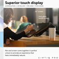 thumbnail image 3 of Wacom Cintiq Pro 24 Creative Pen and Touch Display: monitor de dibujo gráfico 4K con presión de lápiz de 8192 y 99% Adobe RGB (DTH2420K0), negro, 3 of 5