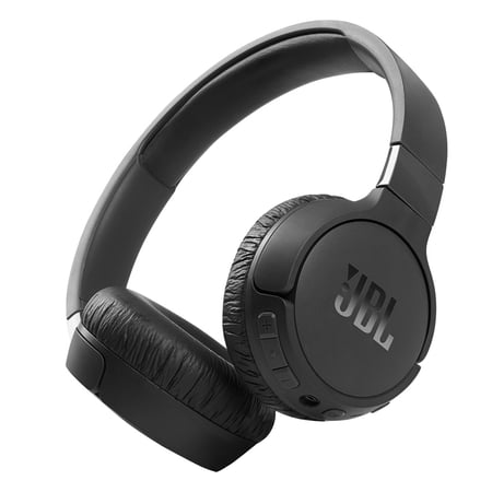 JBL TUNE 660NC - Headphones With Mic - On-Ear - Bluetooth - Wireless, Wired - Active Noise Canceling - Black