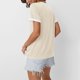 thumbnail image 4 of mfyjkho Tops Casuales Para Mujer, Blusa Holgada Informal De Color Liso Con Cuello En V Y Manga Corta Para Mujer Tops Y Blusas Para Mujer L, 4 of 7