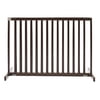 30" Kensington - Small Free Standing Wood Pet Gate - Mahogany