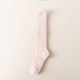 thumbnail image 4 of UJNDER Women's Coral Velvet Calf Socks Autumn Winter Thick Home Sleeping Warm Long Stockings Light Pink, 4 of 4