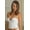 White, variant on Women's Carnival 206 Invisible Plunge Longline Bra (Black 32B)