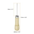 thumbnail image 2 of 5 Pieces Handwork Sewing Awl Step Wooden Leather Punch Hole Set Tool, Log Color, 2 of 6