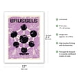 thumbnail image 2 of Brussels Belgium - 1958 World’s Fair - Atomium Towers - Vintage Travel Poster c.1960 - Bamboo Fine Art 290gsm Paper (Unframed) 17x22in, 2 of 4