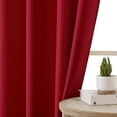 thumbnail image 4 of Cortinas Chyhomenyc, 2 paneles, 102 x 160 cm, lino sintético rojo, 4 of 9