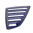 thumbnail image 6 of Ikon Motorsports Compatible with 15-23 Ford Mustang OE Style Paint J4 Impact Blue Rear Quarter Side Window Louvers Scoop Cover Vent Panel, 6 of 7