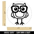 thumbnail image 2 of Owl Smart with Glasses Rubber Stamp for Scrapbooking Crafting Stamping - Medium 1 Inch, 2 of 7