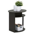 thumbnail image 3 of Furinno JAYA Table d'Appoint Ovale au Design Simple, Noyer, 15080WNBK, 3 of 5