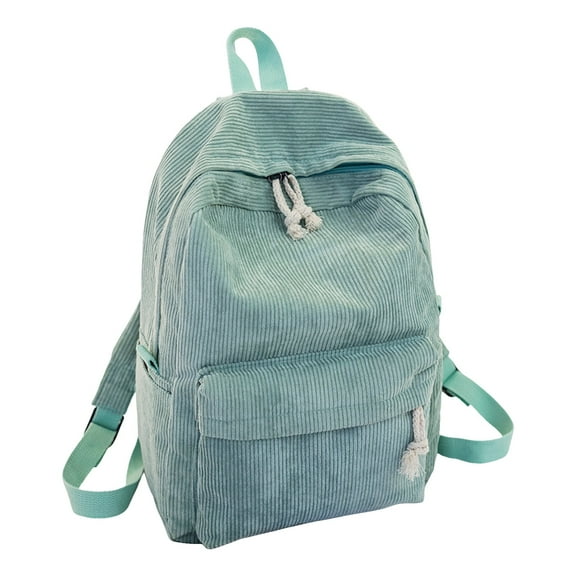 Corduroy Travel Backpack for Women Large Capacity Lightweight High School College Laptop Bags