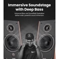 thumbnail image 5 of Restored Edifier R2000DB Powered Bluetooth Bookshelf Speakers - Near-Field Studio Monitors - Optical Input - 120 Watts RMS,Black (Refurbished), 5 of 7