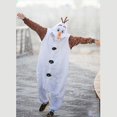 thumbnail image 4 of Pijama de una pieza con forma de Olaf, disfraz de hombre y mujer, ropa de dormir de una pieza, Unisex AM, 4 of 4
