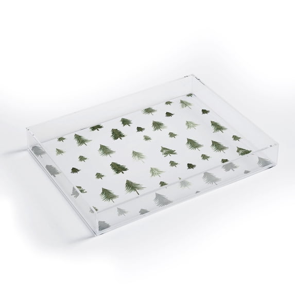 Society6 Gabriela Fuente winter forest Acrylic Tray