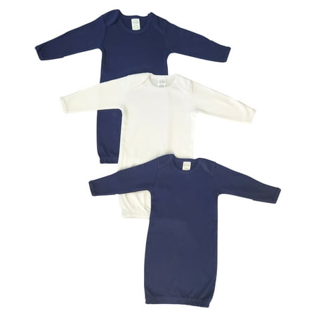 

Bambini Layette Unisex Newborn Baby 3 Piece Gown Set