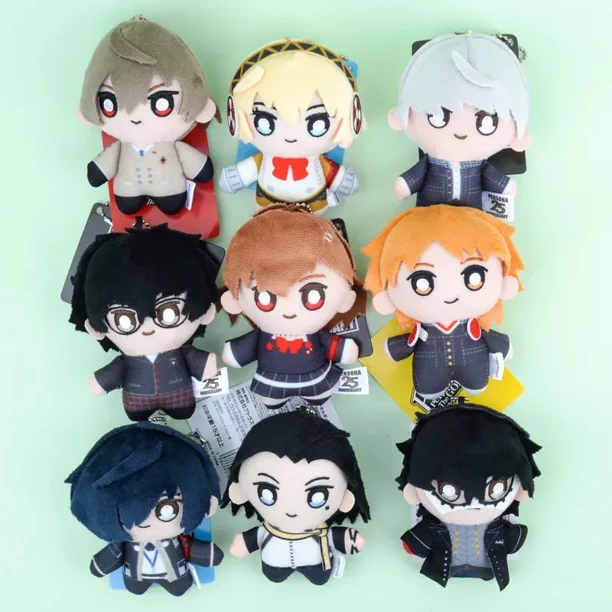 10cm Persona peluche 25 aniversario Joker Shiomi Kotone Yuuki Makoto Cosplay Anime Plushie colgante niños regalo de Navidad