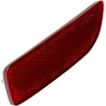 thumbnail image 2 of Bumper Reflector Compatible with 2011-2013 Toyota Corolla Rear, Driver Side North America Built Vehicle North American made models only, 2 of 3