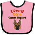 thumbnail image 3 of Inktastic German Shepherd Dog Lover Boys or Girls Baby Bib, 3 of 4