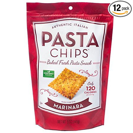 12 PACKS : Pasta Chips, Marinara, 5 Ounce