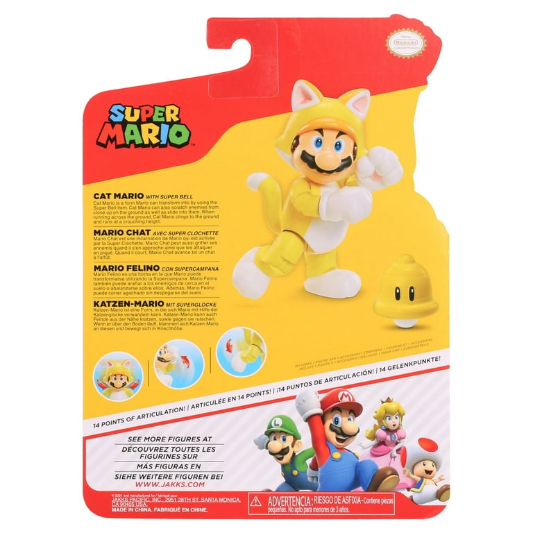 Nintendo Super Mario - 2 1/2 Mini-Figure - Cat Mario