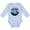 AE-Light Blue, variant on Inktastic Grandma's Hiking Buddy with Mountains and Trees Boys or Girls Long Sleeve Baby Bodysuit