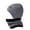 Gray, variant on APEXFWDT 2 in 1 Beanie Hat for Men Winter Fleece Lined Skull Cap with Neck Warmer Earflap Skull Sports Beanie Scarf Set
