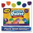 thumbnail image 4 of Washable Paint, 6 Assorted Classic Colors, 2 Oz Bottle, 6/pack | Bundle of 5, 4 of 10