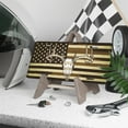 thumbnail image 3 of Deer Skull with American Flag Front License Plate, Metal License Plate, Funny Standard Plates Personalized Novelty Decorative For Men/Women/Boys/Girls Car 6×12 Inch, 3 of 6