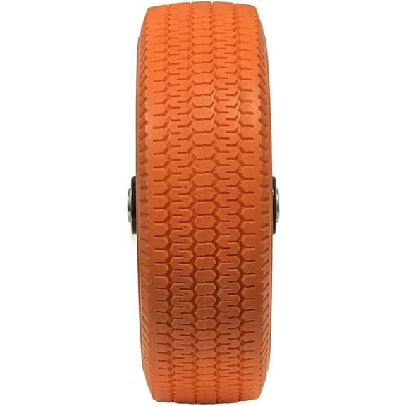 10" Double Sided Axle Hub Tire 4.10/3.50-4 (Flat Free Design)