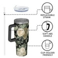 thumbnail image 4 of OBREWU Pioneer Flower Tumbler with Handle and Lid,Pioneer Flower 40oz Double Wall Vacuum Insulated Tumbler,Cups Gift for Women and Men, 4 of 7