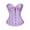 Purple#-001, variant on Black Corset Top Bustier Shapewear Lingeri Push Up Bodysuit Going Out Lace Waist Sexy Bustier Top Strapless Overbust Bodysuit Green M-Mid