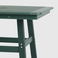 thumbnail image 6 of WestinTrends Outdoor 37" Counter Height HDPE Patio Square Bar Table, Dark Green, 6 of 7