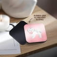 thumbnail image 4 of 3drose, Shih Tzu Xoxo Valentine Silver and White Puppy Cut, Set of 4 Coasters - Soft, 4 of 7