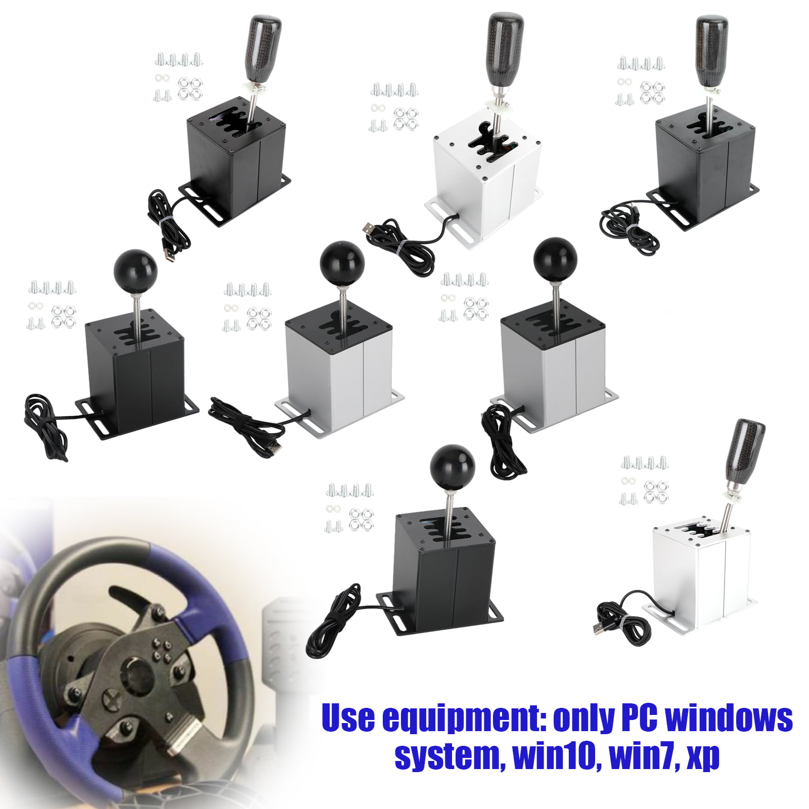udvikling af Sentimental Niende 6+R 7+R USB Simulator H Gear shifter for Logitech G29 G27 G25 Steering  Wheel PC - Walmart.com