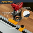 thumbnail image 6 of POWERTEC Router Guide Rail Adapter for Milwaukee M18 Fixed Base Trim Routers - Compatible with Powertec, Makita, Festool, Milwaukee, Kreg ACS, WEN, Triton, and Ridgid Guide Rails (72026N), 6 of 7